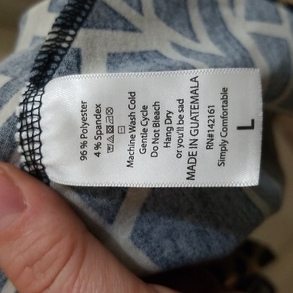 LulaRoe Nicole Dress Size L - Picture 4 of 5